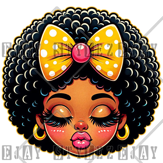 Afro Black PNG